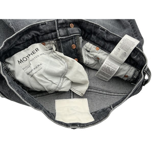 Mother Highrise Gray Hiker Hover Denim Jeans Size 26