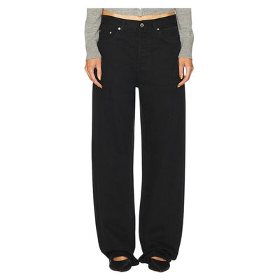 Grlfrnd Classic Black Bella Low Rise Boyfriend Denim Jeans Size 27 NWT