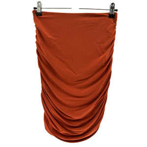Majorelle Ruched Orange Destiny Skirt Size S