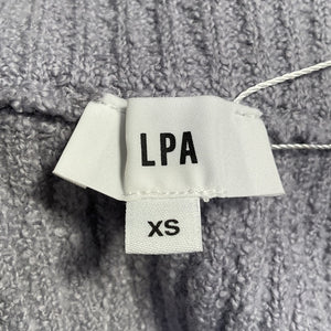 Lpa Ribbed Gray Nara Skirt Size XS