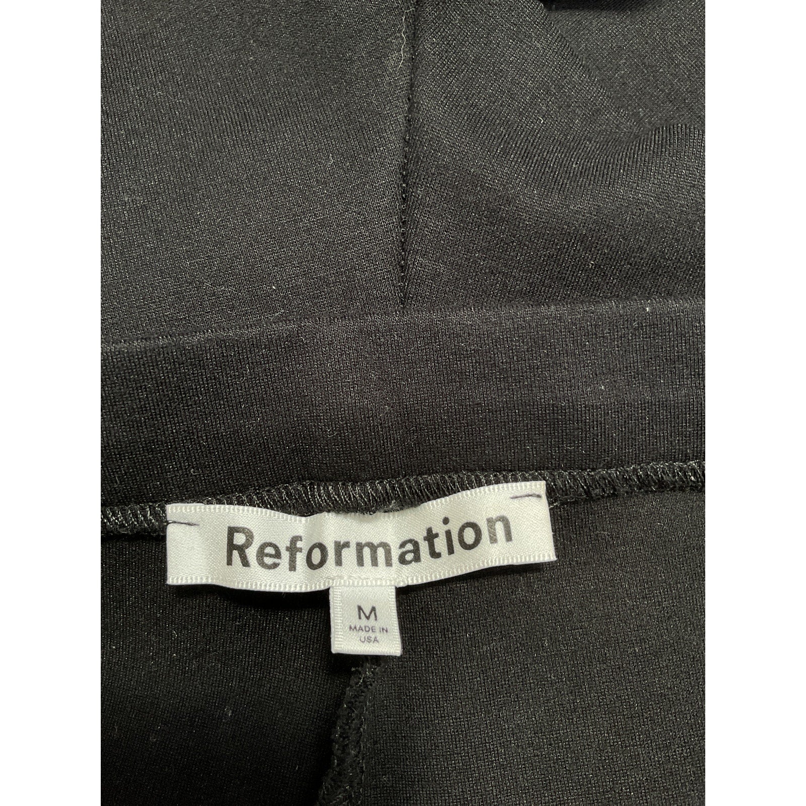 Reformation 'Cove' Black Rayon Pant Size M