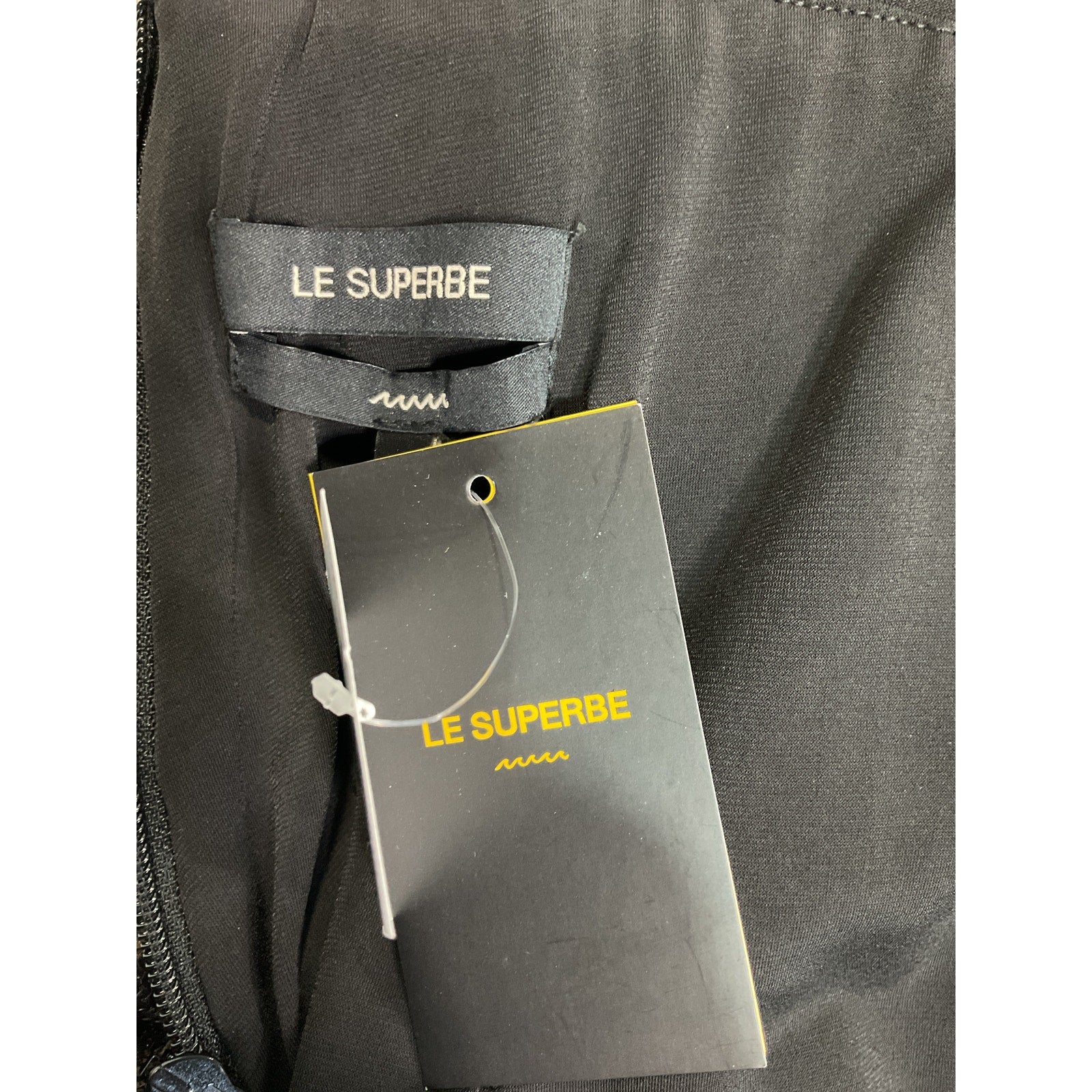 Le Superbe 'Keith' Black Pant Size 4 - NWT