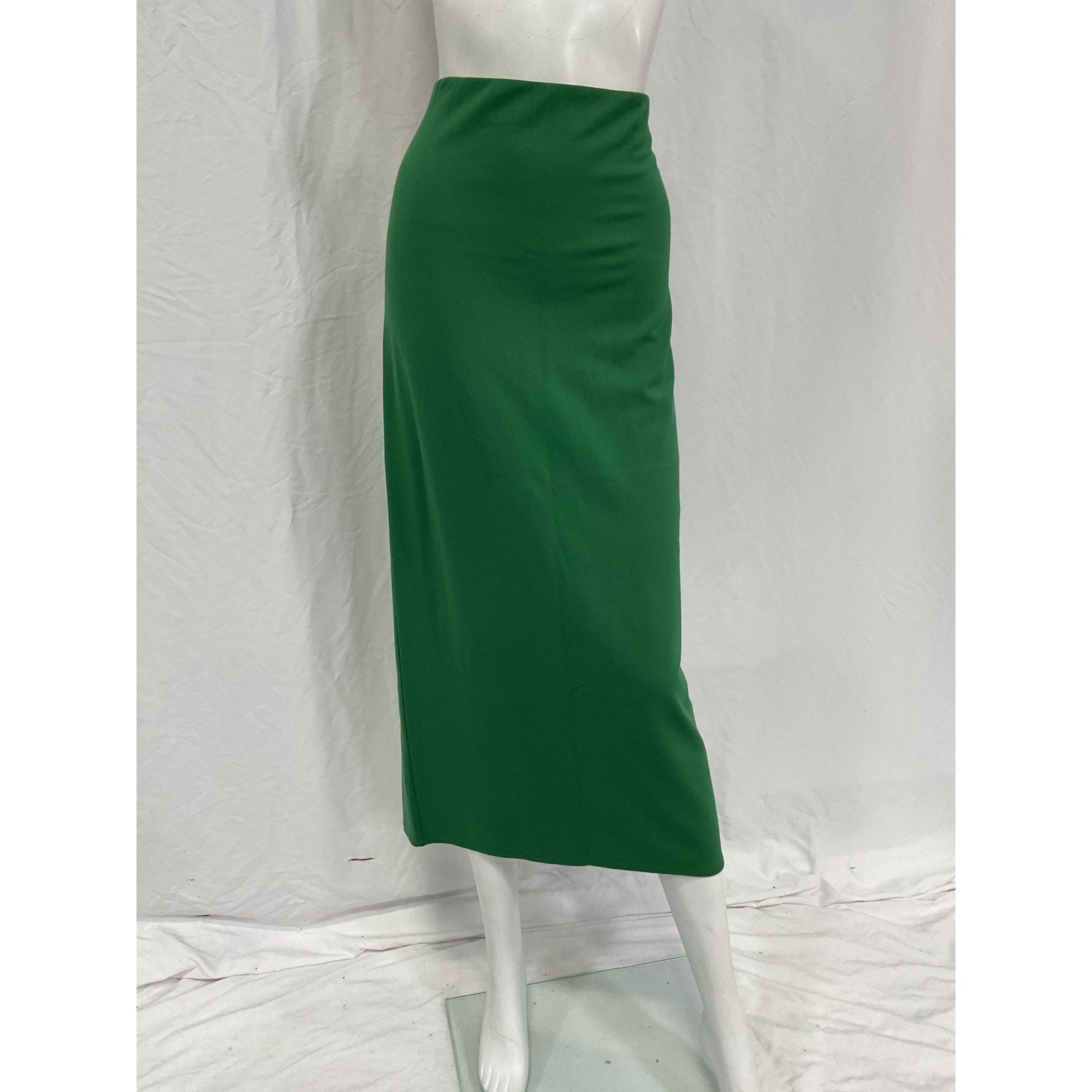 Michael Costello x Revolve 'Amira' Green Rayon Midi Skirt Size L