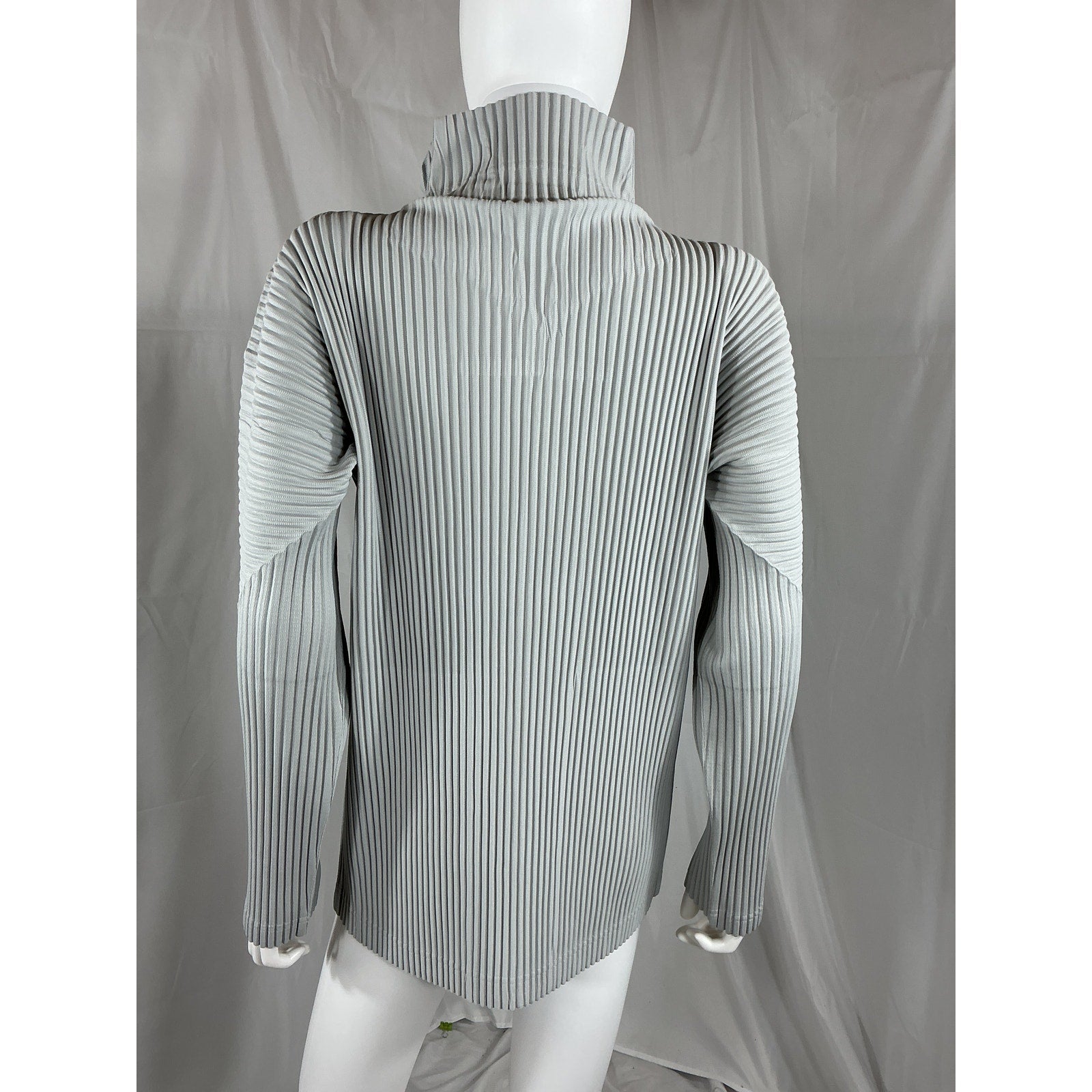 Homme Pliss� Issey 'Miyake' Grey Polyester Blouson Jacket Size 3