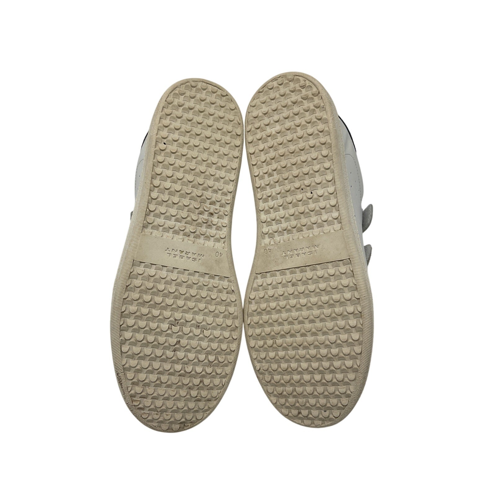 Isabel Marant 'Beth' White Leather Sneakers Size 10