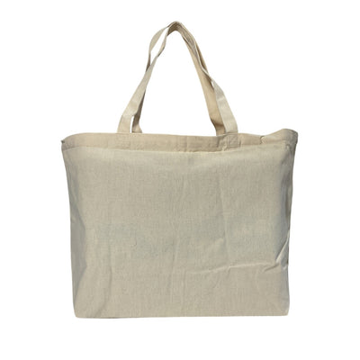 Sézane Graphic Ecru Bonjour L'amour Tote Bag