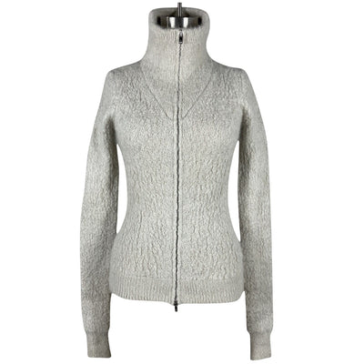 Isabel Marant Textured Snow Grey Amina Jacket Size EU 34 / US 2