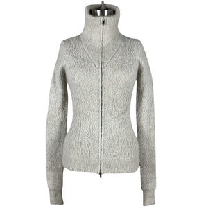 Isabel Marant Textured Snow Grey Amina Jacket Size EU 34 / US 2