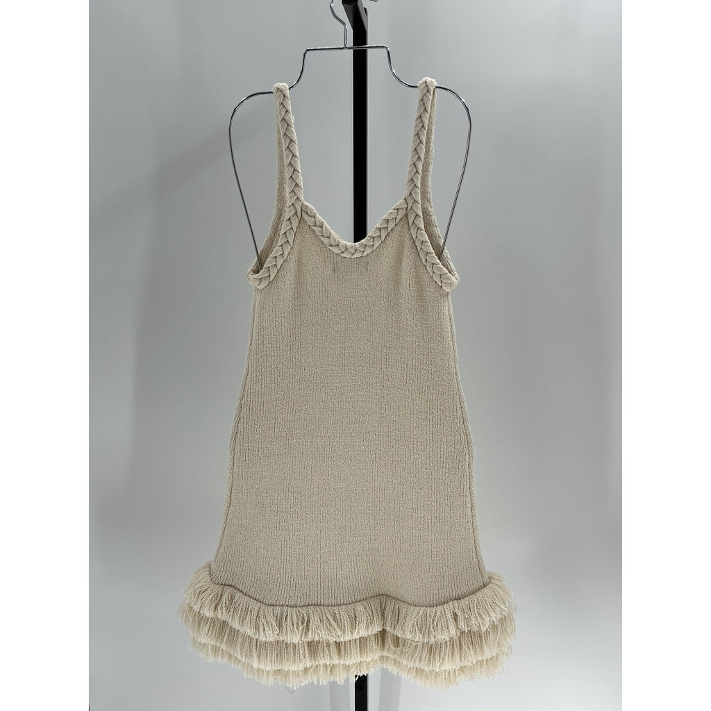 Simon Miller 'Leda' Ivory Acrylic Knit Dress Size S