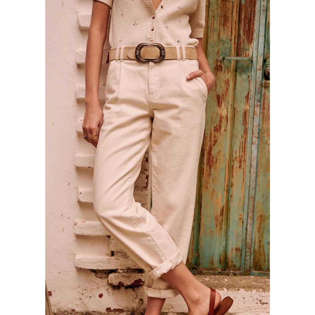 S�zane 'Manu' White Trousers Size 36