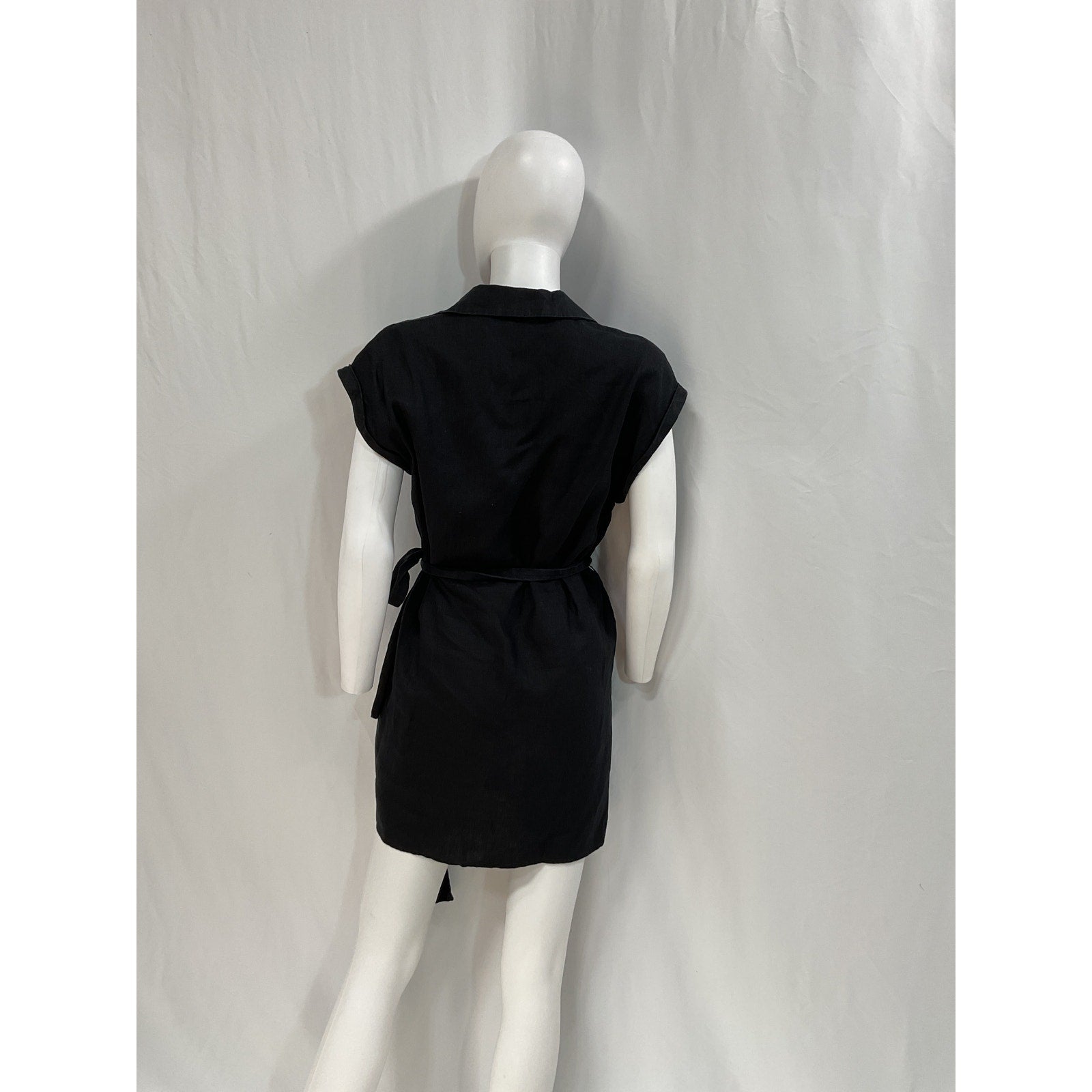 Reformation 'Refscale' Black Aero Linen Dress Size XS