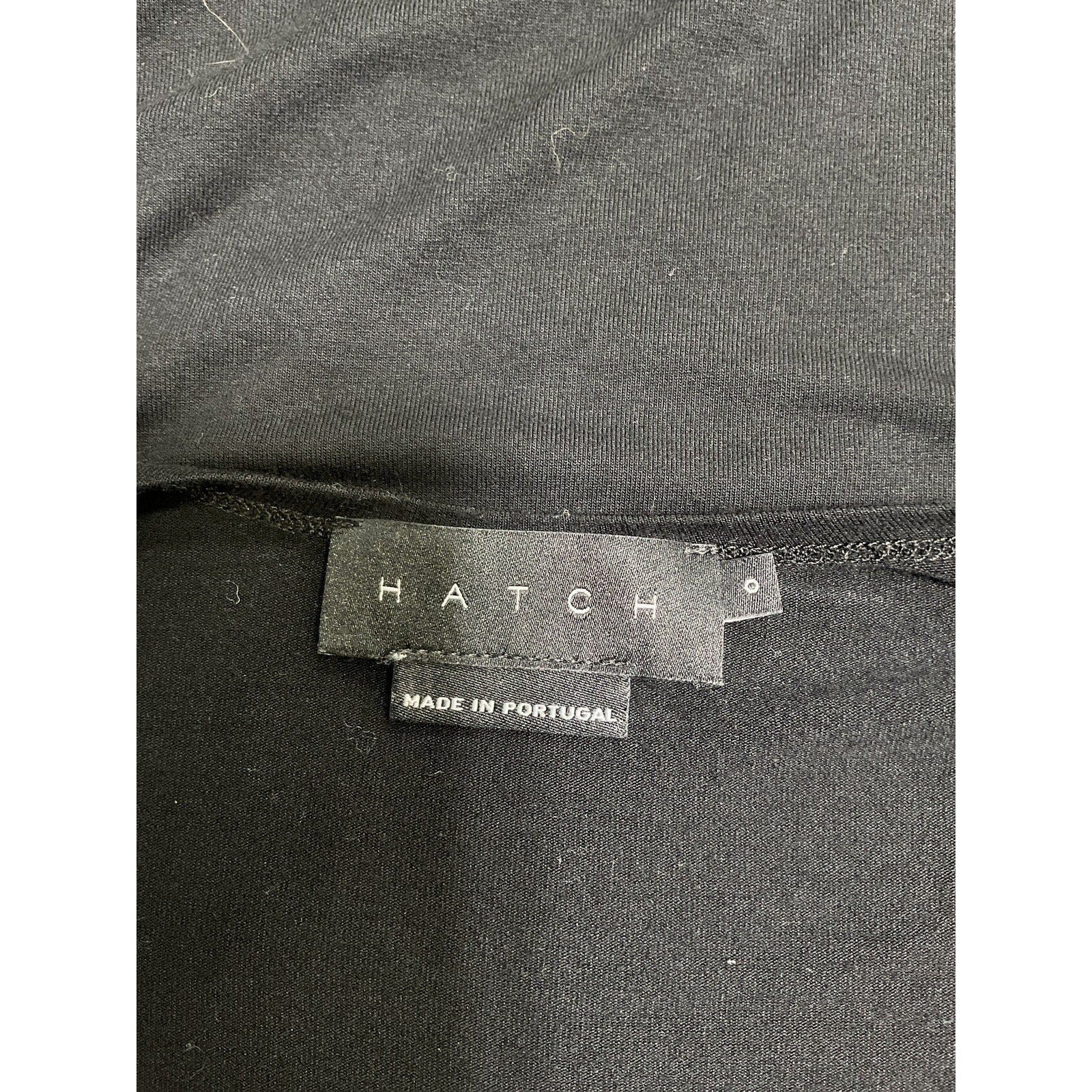 Hatch 'The Perfect' Black Viscose Vee Size 0