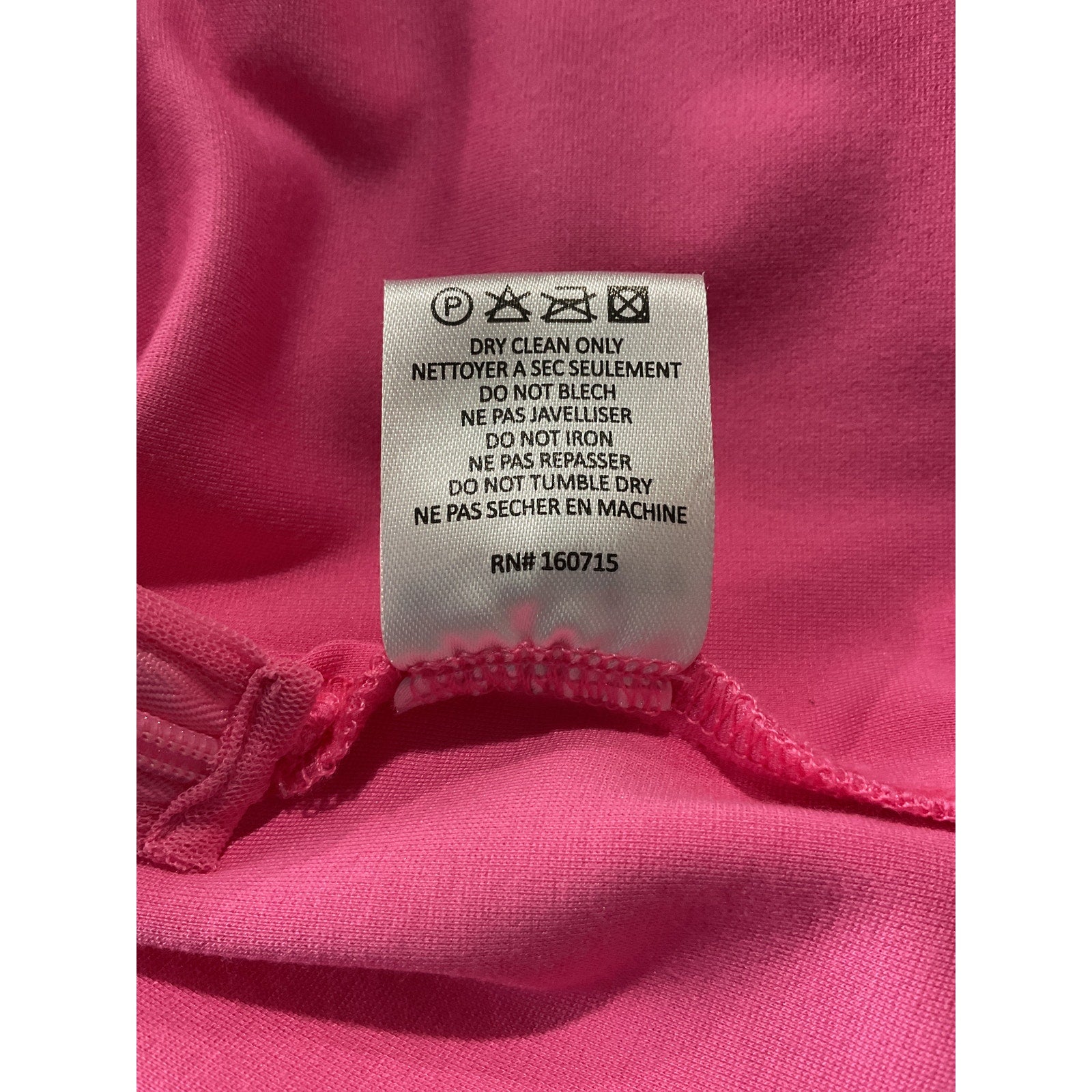 Retrofete 'Regina' Pink Polyester Dress Size XS
