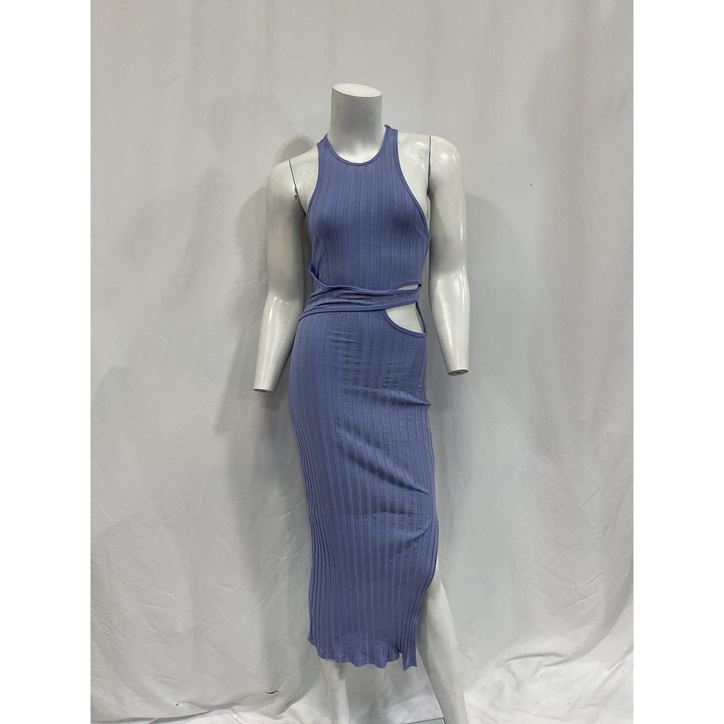 Simkhai 'Kaya' Purple Cut Out Midi Dress Size S
