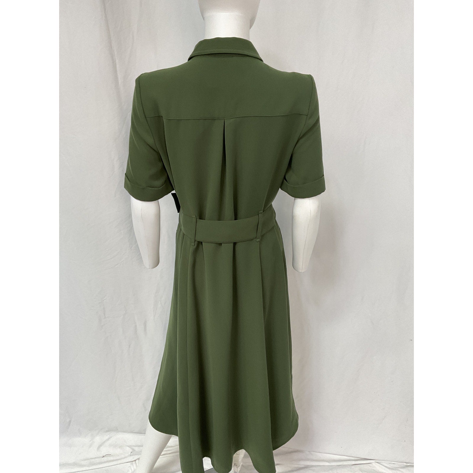 S�zane 'Raquel' Green Polyester Dress Size 40