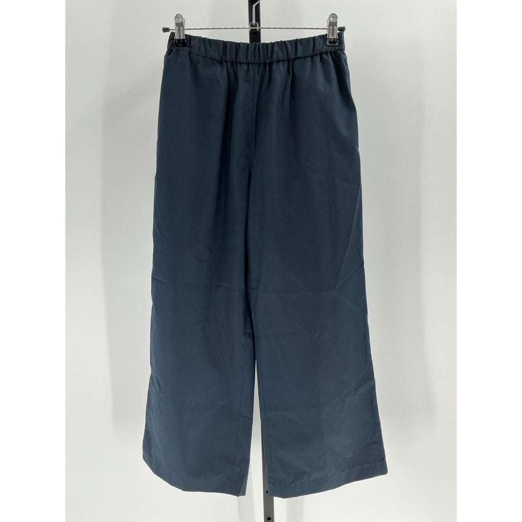 Aspesi Wide-Leg Navy Trousers Size 36