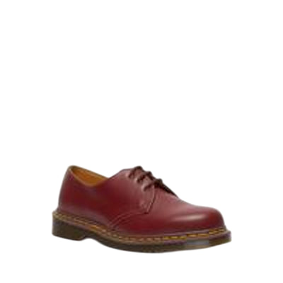Dr. Martens '1461' Red Leather Vintage Quilon Leather Oxford Shoes Size 9