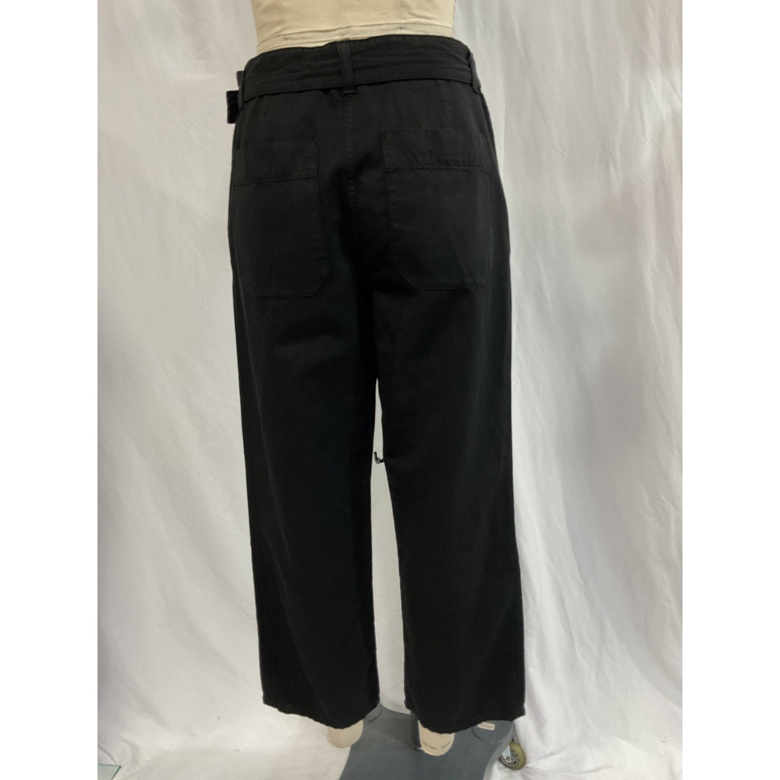 The Row 'East' Black Twill Pants Size 30