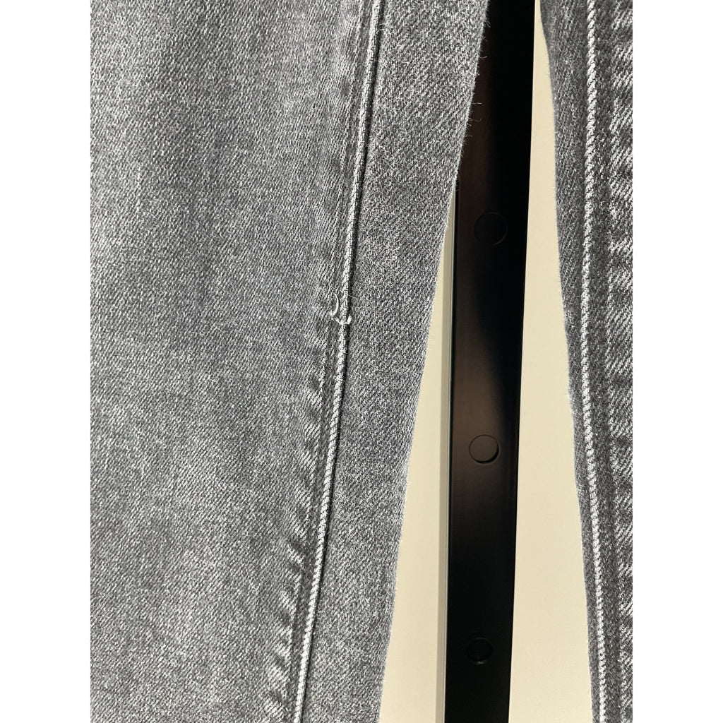 Favorite Daughter 'The Jordie' Black Cotton Super High Rise Wide Leg Denim Jean Size 25