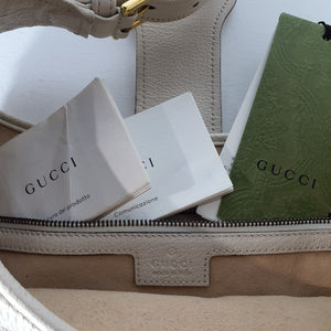 Double G Aphrodite Medium Cream Handbag