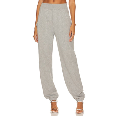 Grlfrnd Cozy Heather Grey Curve Sweatpants Size S