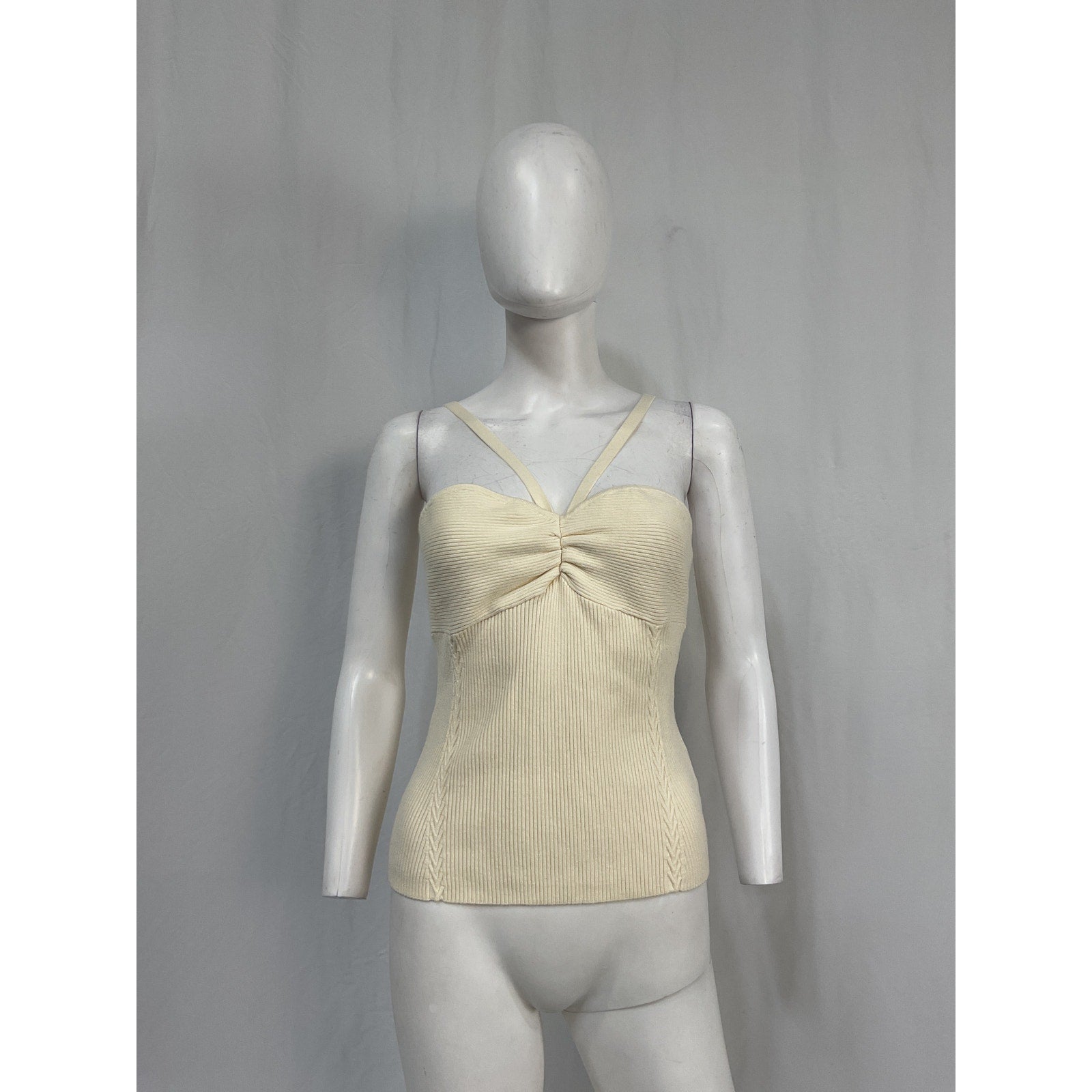 Favorite Daughter 'The Layla' White Viscose Tank Top Size M