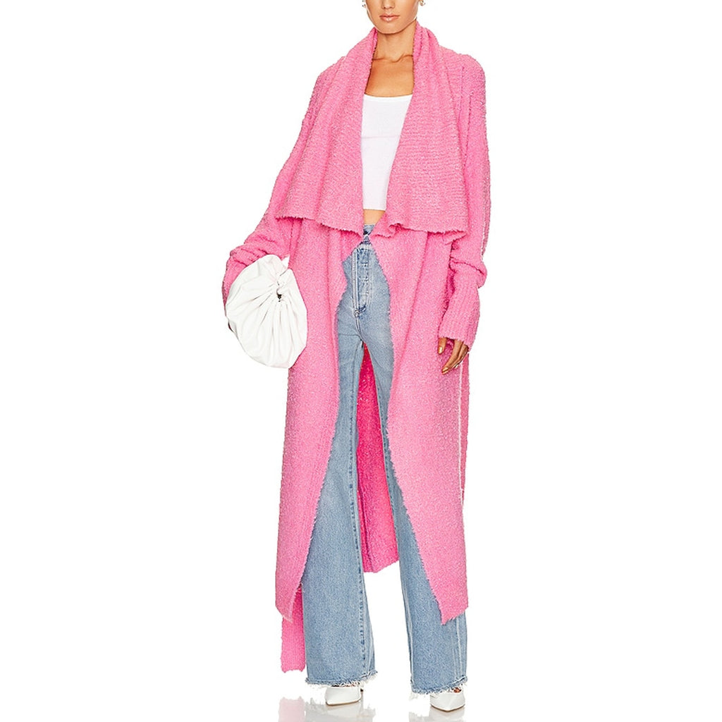 Ser.O.Ya 'Rue' Pink Boucle Cardigan Size S