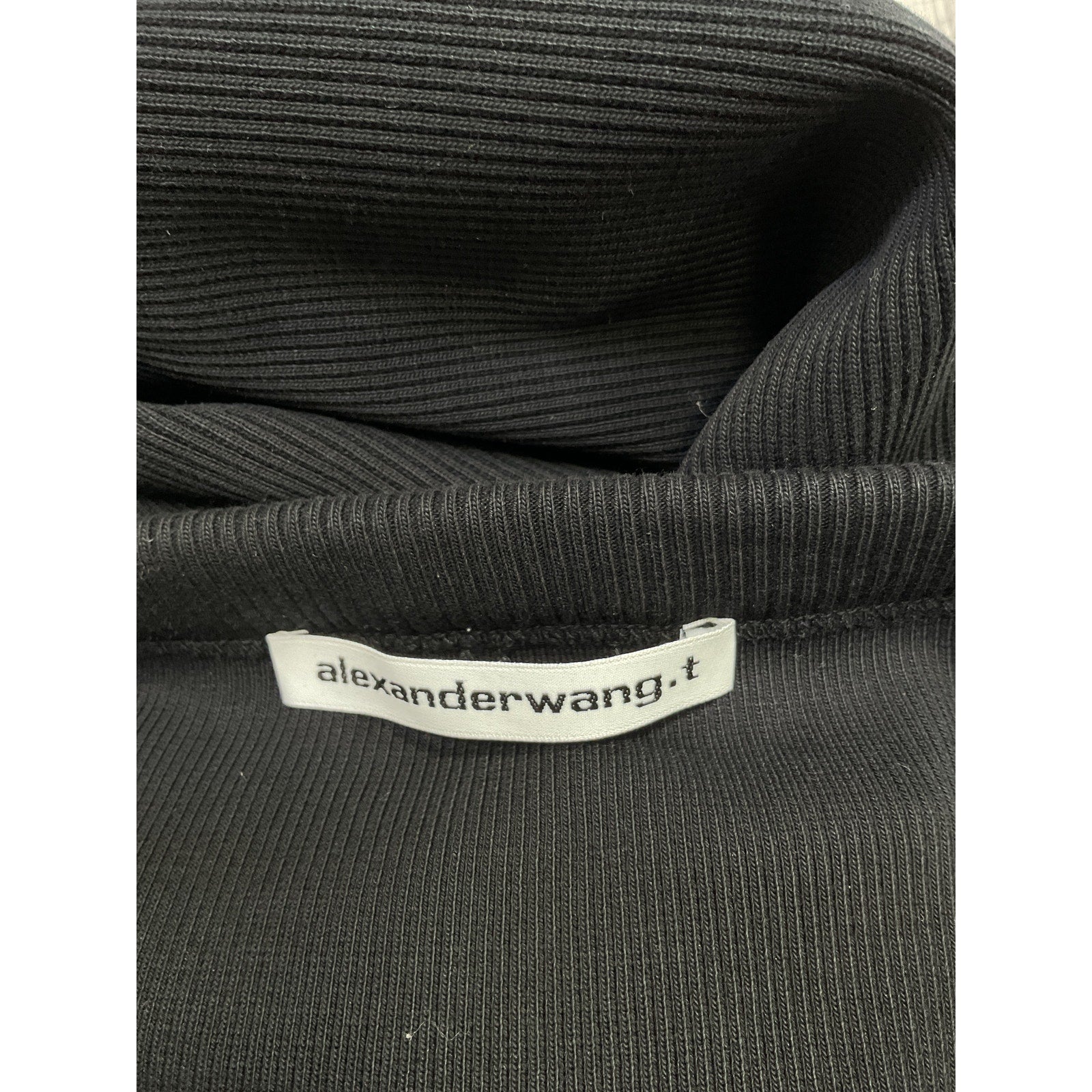 Alexander Wang Black Cotton Maxi Skirt Size M