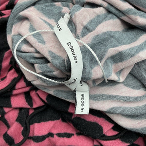Proenza Schouler Diagonal Pink Tie Dye Jersey Turtleneck Size S