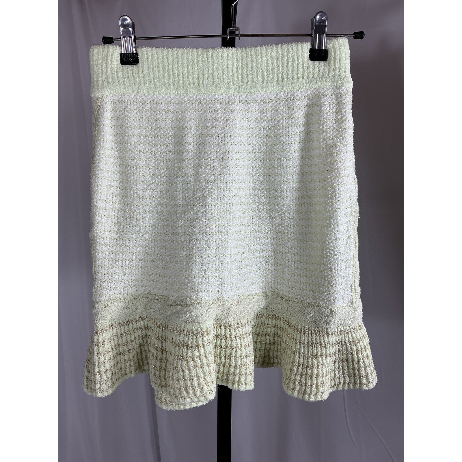 Loveshackfancy 'Heiress' Green Cotton Mini Skirt Size XS - NWT