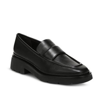 Vince Sleek Black Robin Loafers Size 8 M