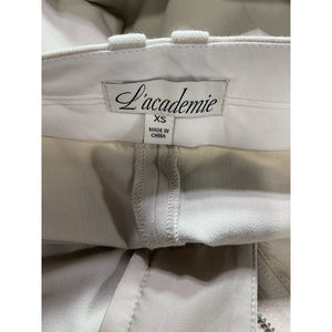 L'Academie By Marianna White 'Aurore' Crepe Short Size XS
