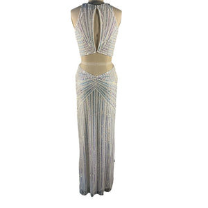 Retrofête Embellished White Millie Dress Size XS