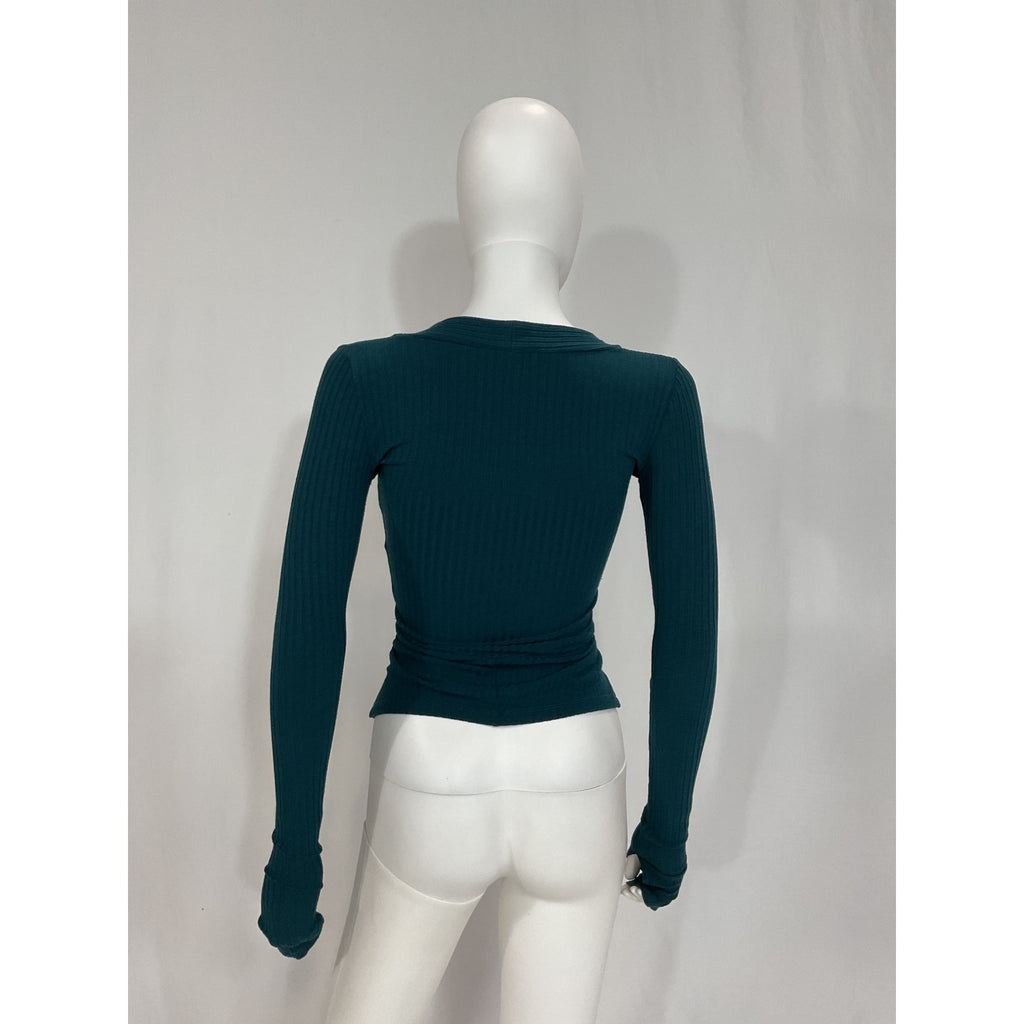 Alix Nyc 'Inez' Green Top Size XS