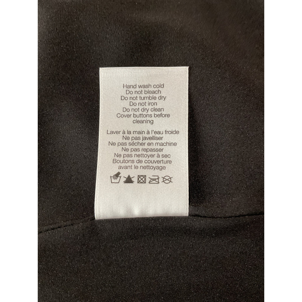 Veronica Beard ‘Beacon’ Black Vegan Leather Dickey Jacket Size 0