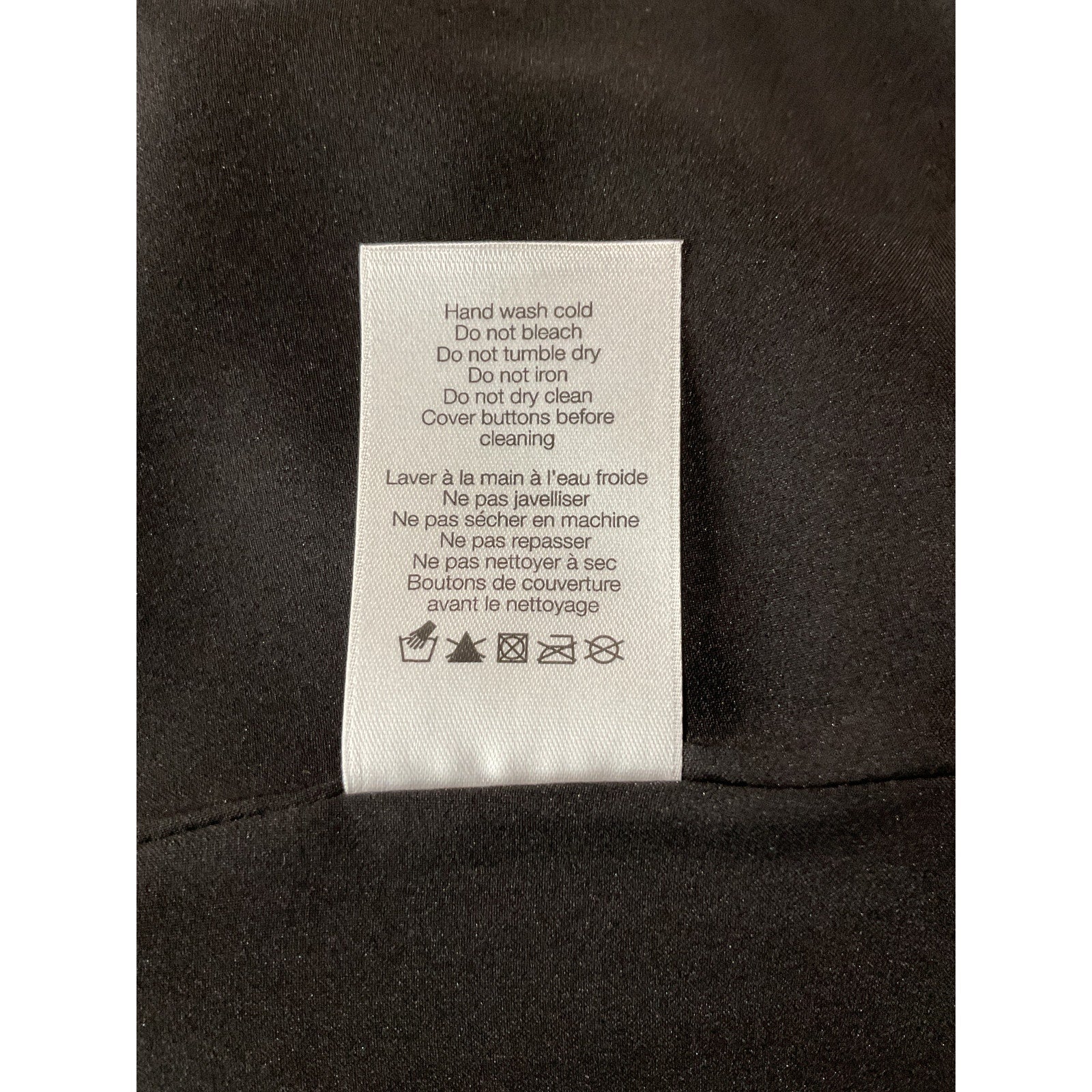 Veronica Beard ‘Beacon’ Black Vegan Leather Dickey Jacket Size 0