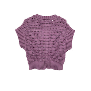 Varley Chunky Smoky Grape Fillmore Sweater Vest Size XS