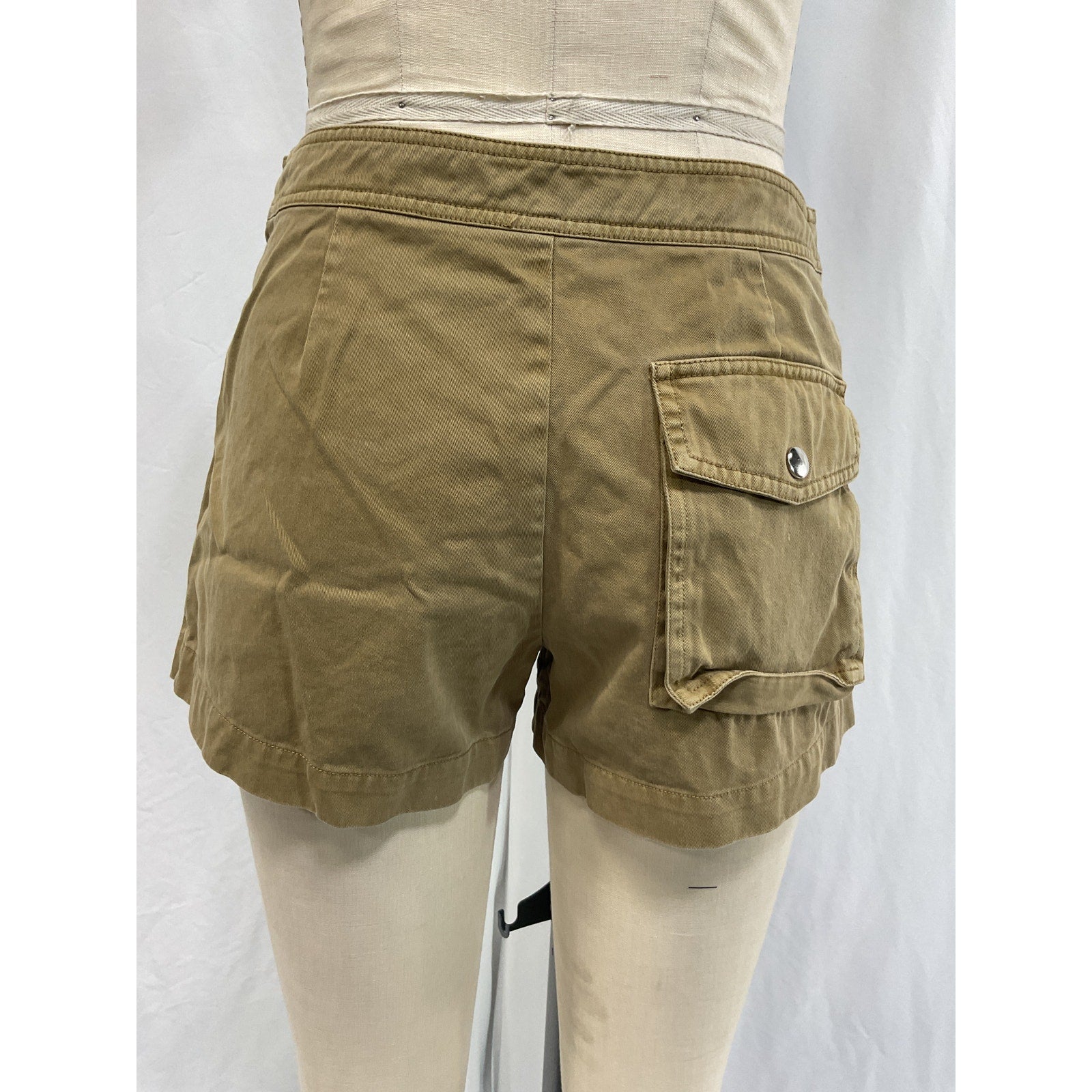 Staud 'Tamara' Green Twill Skort Size 4