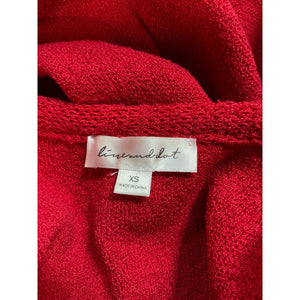 Line & Dot 'Corey' Red Sweater Size XS