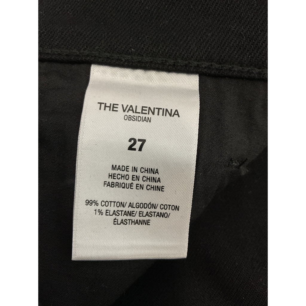 Favorite Daughter 'The Valentina' Black Boot Petite Denim Jean Size 27 - NWT