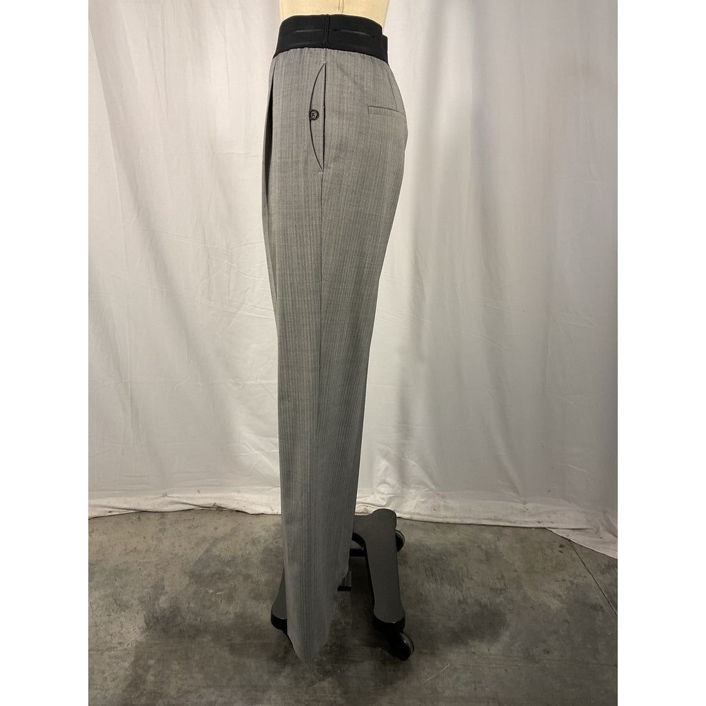 Helmut Lang Black Polyester Pull On Suit Pant Size 4