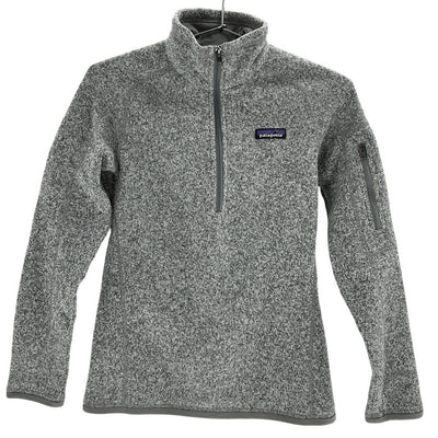 Patagonia Cozy Gray Better Sweater Quarter Zip Fleece Pullover Size XS