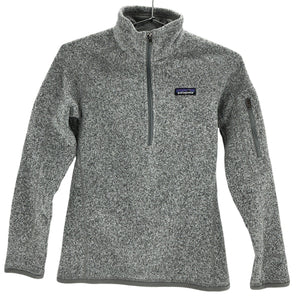Patagonia Cozy Gray Better Sweater Quarter Zip Fleece Pullover Size XS