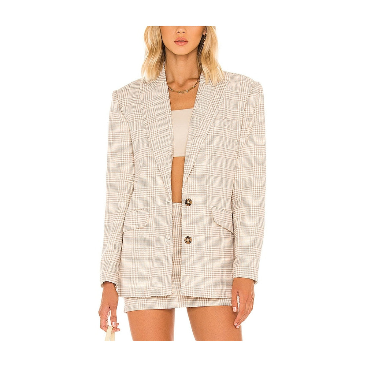 L'Academie 'Abigail' White Blazer Size S