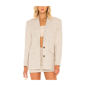 L'Academie 'Abigail' White Blazer Size S