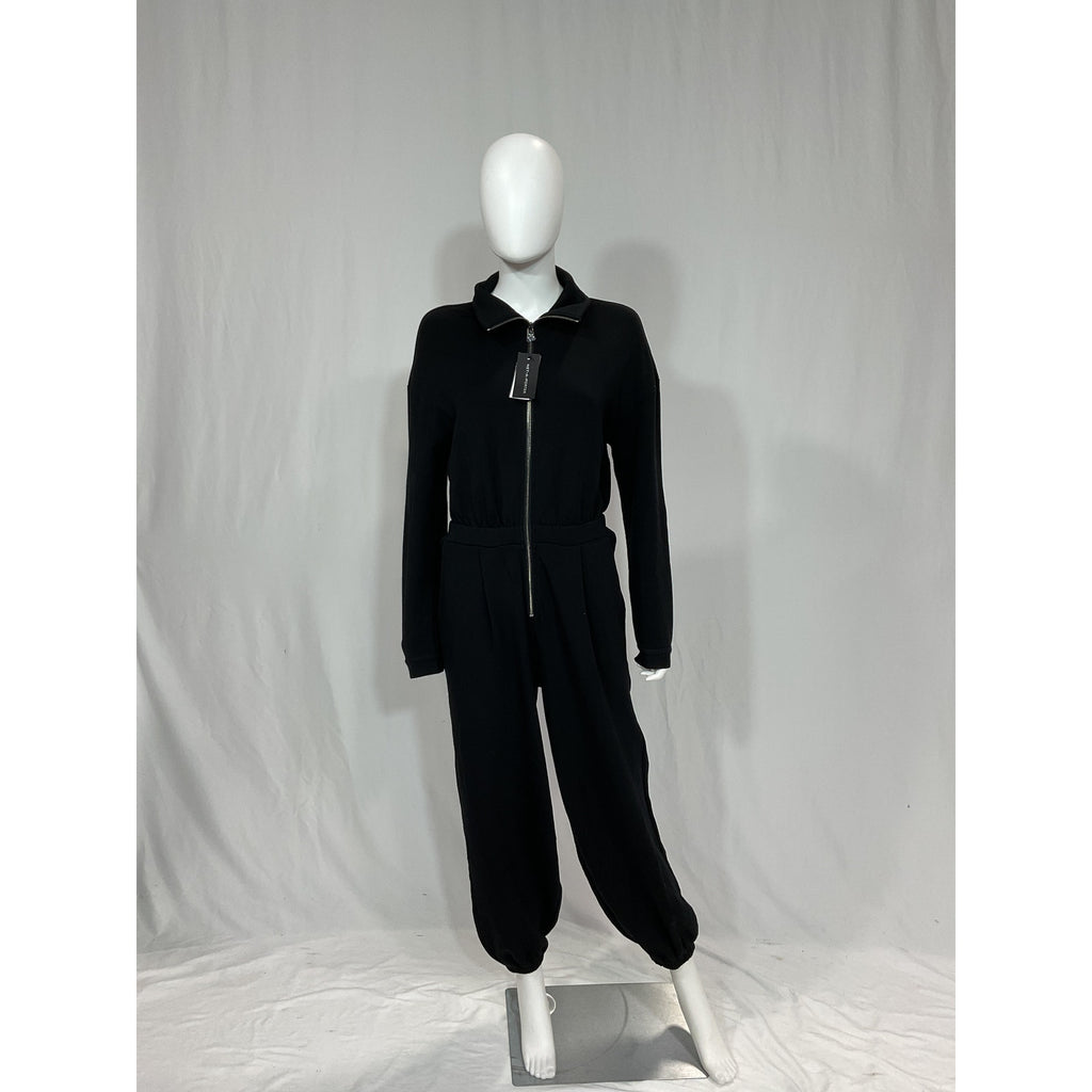 Varley 'Talia' Black Stretch-Jersey Jumpsuit Size M - NWT