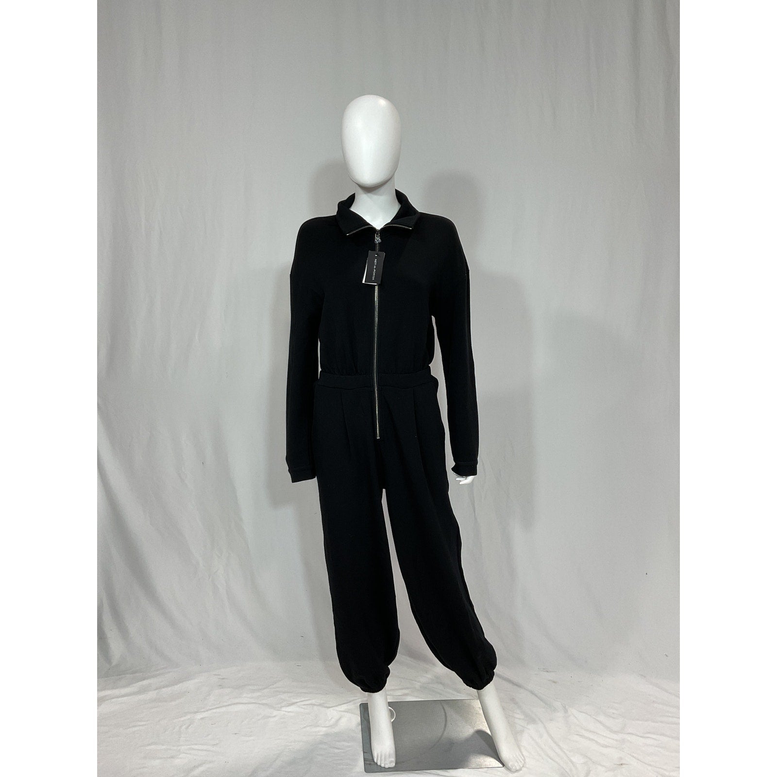 Varley 'Talia' Black Stretch-Jersey Jumpsuit Size M - NWT