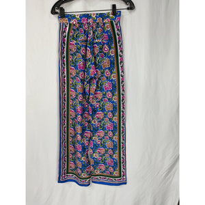 Veronica Beard 'Grigore' Blue Polyester Floral Pant Size 0