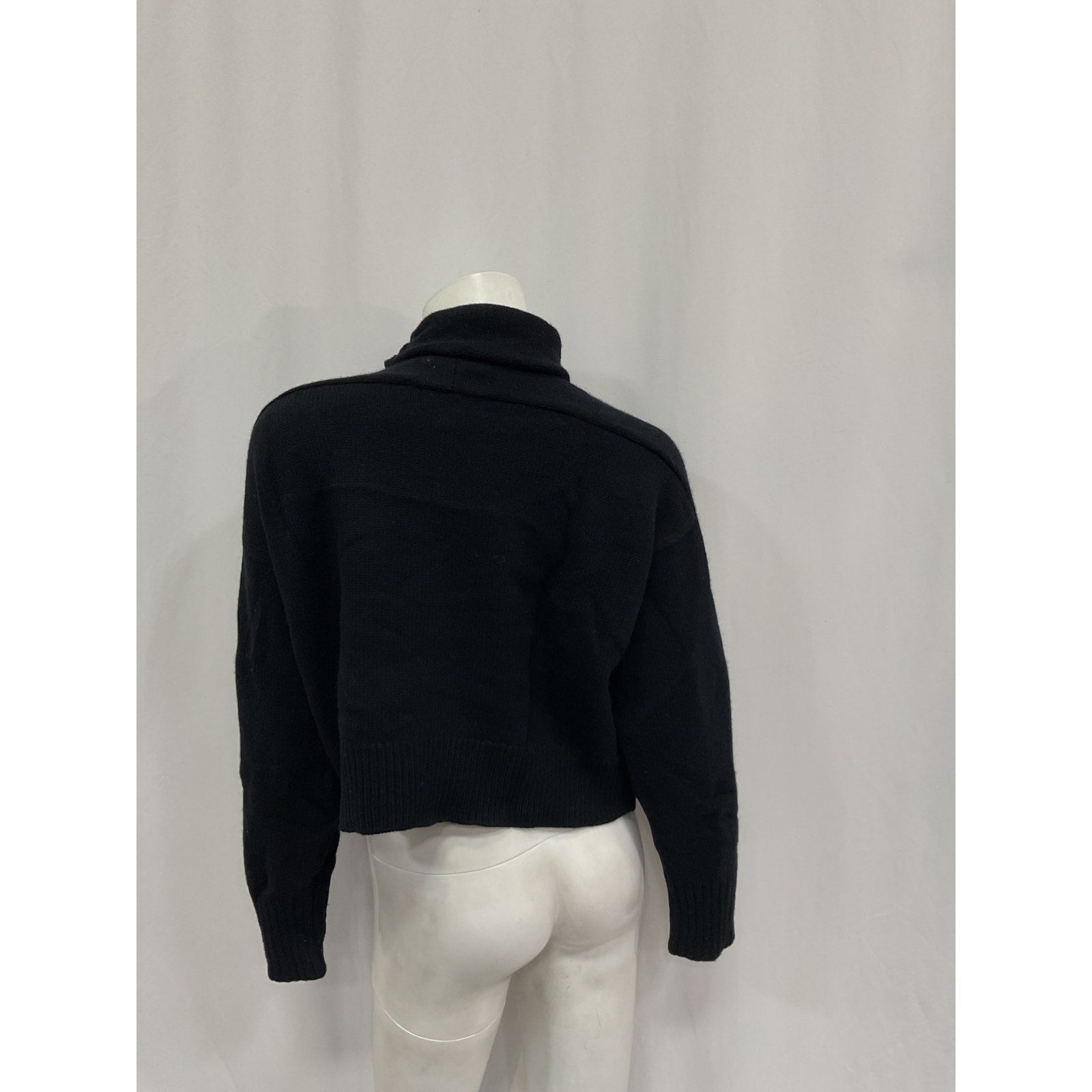 Loulou Studio 'Stintino' Black Wool Turtleneck Size S