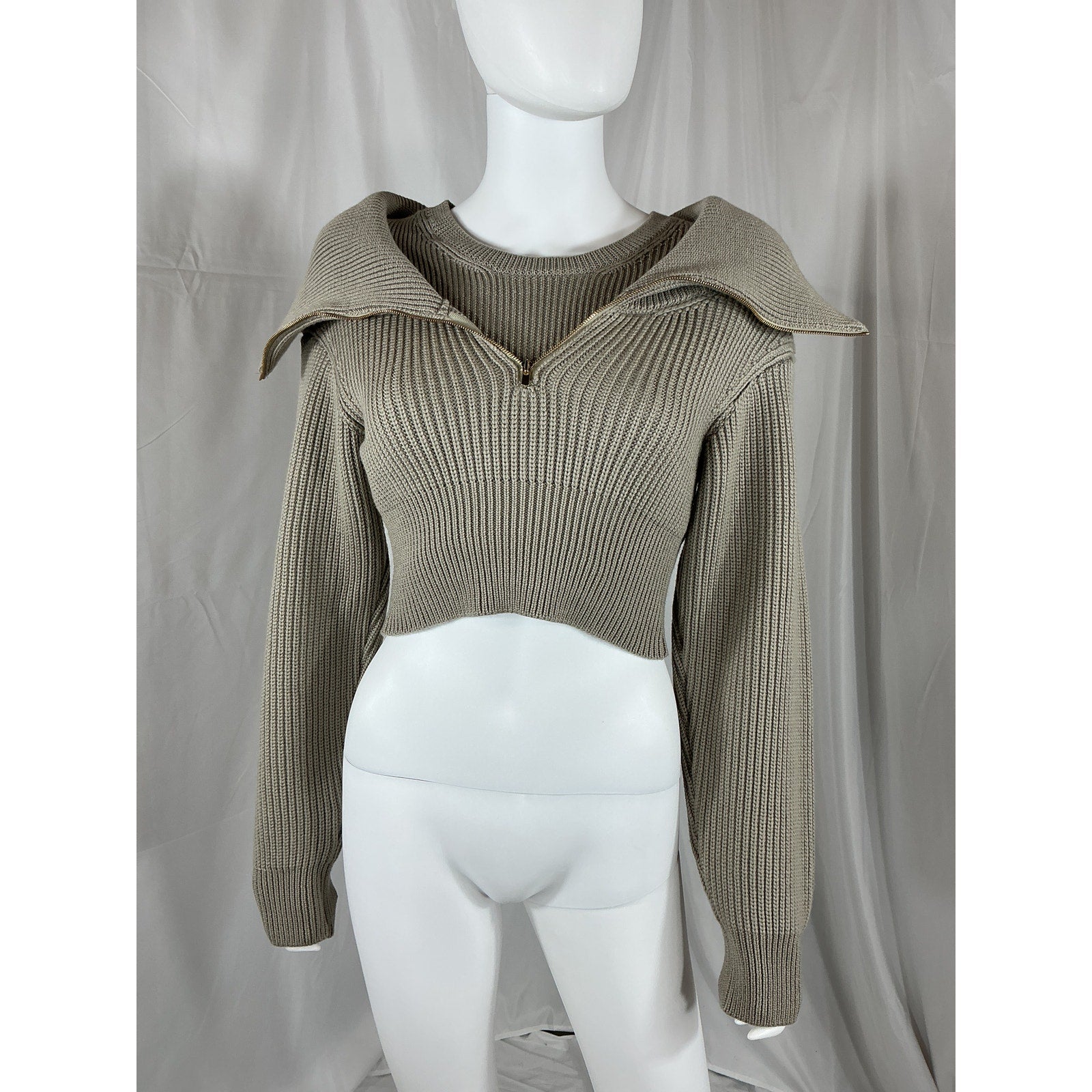 Jacquemus 'La Maille Risoul' Tan Wool Sweater Size 34 - NWT